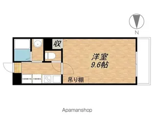 アークリード浜大津【4階】の間取り