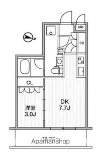 WEAVE BASE OJI KAMIYA【2階】の間取り