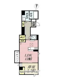 ベレオ・花京院【1階】の間取り