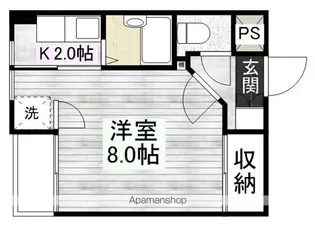 ヴィラ脇田【2階】の間取り