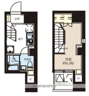 レオーネ東日本橋駅前Ⅱ【6階】の間取り