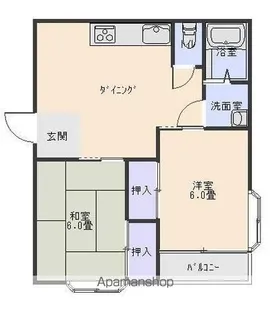 キャッスルⅢ【101号室】の間取り