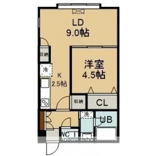 メゾンパティオ東山【2階】の間取り