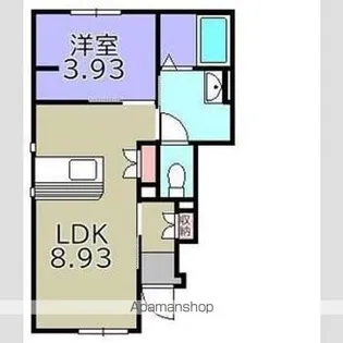 射光寺アパート【101号室】の間取り