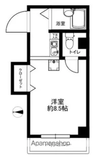 キャタデイマンション上野入谷【5階】の間取り