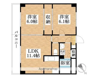 MZ・ESTATE II【3階】の間取り