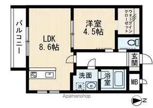 エスペランサ原【3階】の間取り