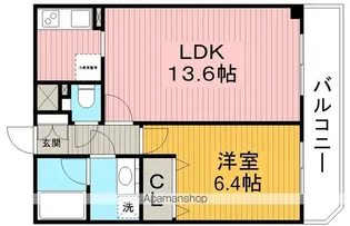 アーバネックス豊中桜塚【7階】の間取り