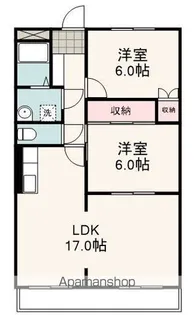 シーフィールド【305号室】の間取り