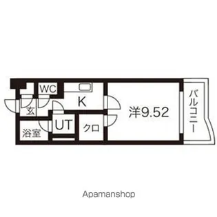 シェーンブルク【4階】の間取り