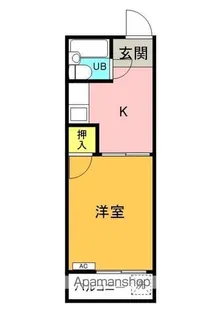 ホワイトマンション【203号室】の間取り
