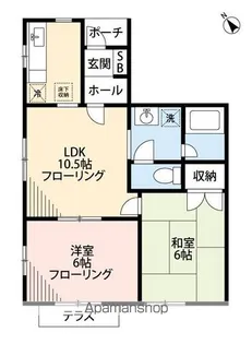 ハウス54EAST【2階】の間取り