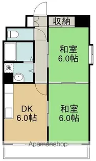 ベルソーレ木ノ下【9階】の間取り