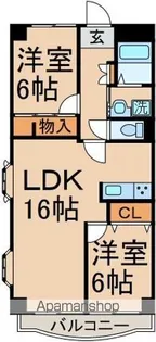 アーバンシティー聖蹟桜ヶ丘【901号室】の間取り