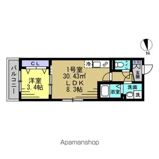 カイ・コート【3階】の間取り