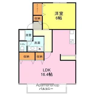 セジュールマロンA【2階】の間取り