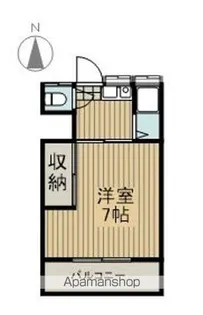 ハウスチサト【106号室】の間取り