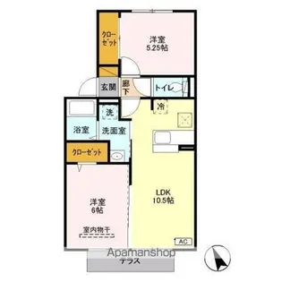 グレイス鷺沼台A【1階】の間取り