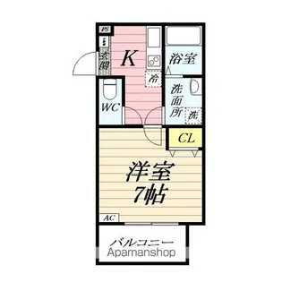 ジーメゾン藤沢【1階】の間取り