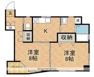 文京ツインタワー【4階】の間取り