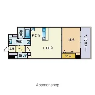 アーバス大手門【11階】の間取り