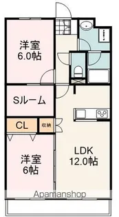 ヴェルドミール【107号室】の間取り