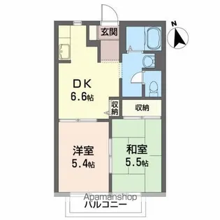 S.リトルバード【1階】の間取り