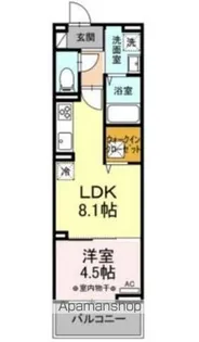 DーLIBERTE【3階】の間取り