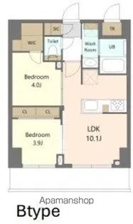 SーRESIDENCE浅草CLARITY【9階】の間取り