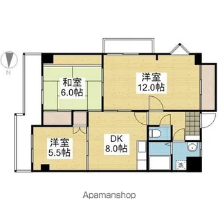 ロイヤルメゾン【2階】の間取り
