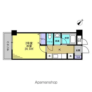 BAYSHORE登戸【3階】の間取り