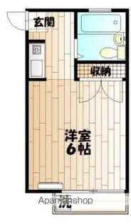 コーポF【2階】の間取り