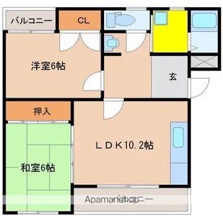 サリーコーポ【3階】の間取り