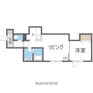 ヴィラフォーレスト本通【102号室】の間取り