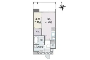 アルティザ箱崎駅前【502号室】の間取り