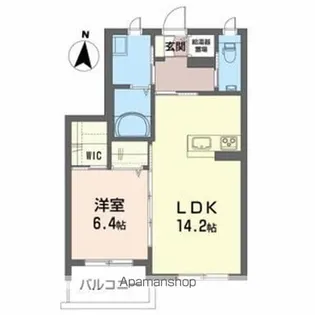 メゾンマスト菜根【3階】の間取り