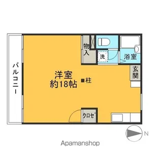 オダカハイツ【2階】の間取り