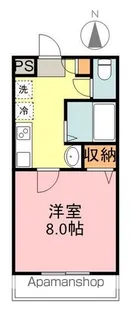 ロイヤルハイツ東八【1階】の間取り