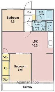 東洋ハイツ【507号室】の間取り