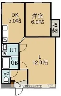 リリーズハウス【D号室】の間取り