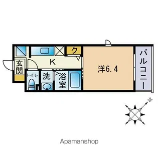 BROOKLYN HEIGHTS【3階】の間取り