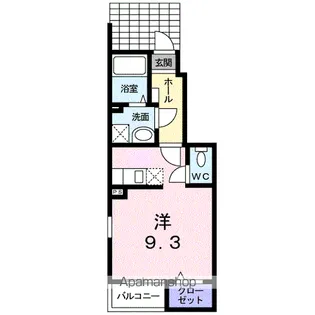 グランツ【102号室】の間取り