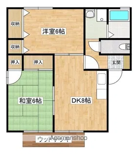 センテナリオビクトリアユース坂元Ⅱ【103号室】の間取り