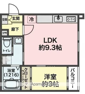 Delica古賀【2階】の間取り