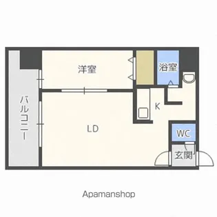 エッジウォーターテラス【7階】の間取り