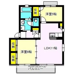 エストドミール【1階】の間取り