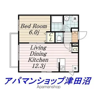 セリシール【1階】の間取り