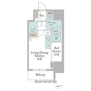 ストーリア名古屋城西【2階】の間取り