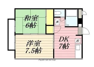 クレストパレス参番館【3階】の間取り