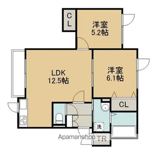 OFFSHORE【2階】の間取り